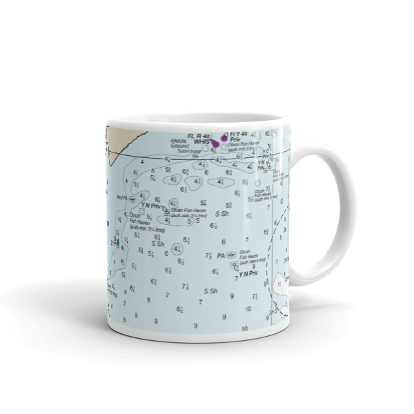 Beaufort Map Glass Coffee Mug