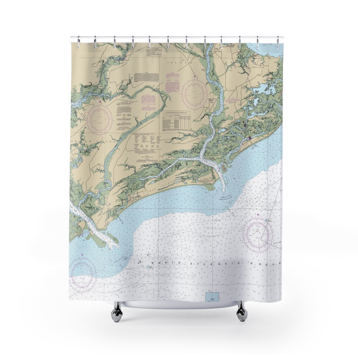 nautical shower curtains