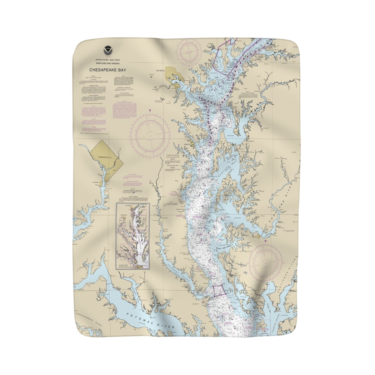 Chesapeake Bay Nautical Chart