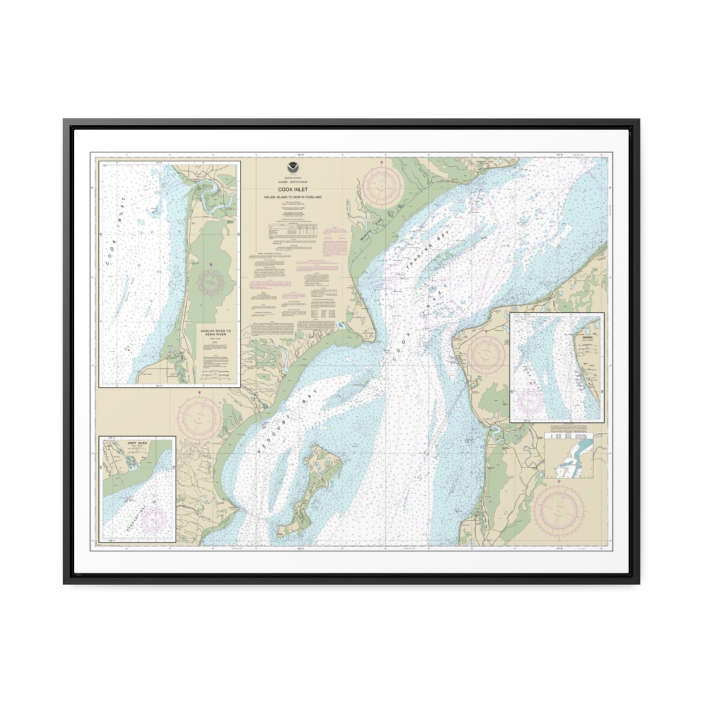 Cook Inlet-Kalgin Island to North Foreland Nautical Chart 16662 ...