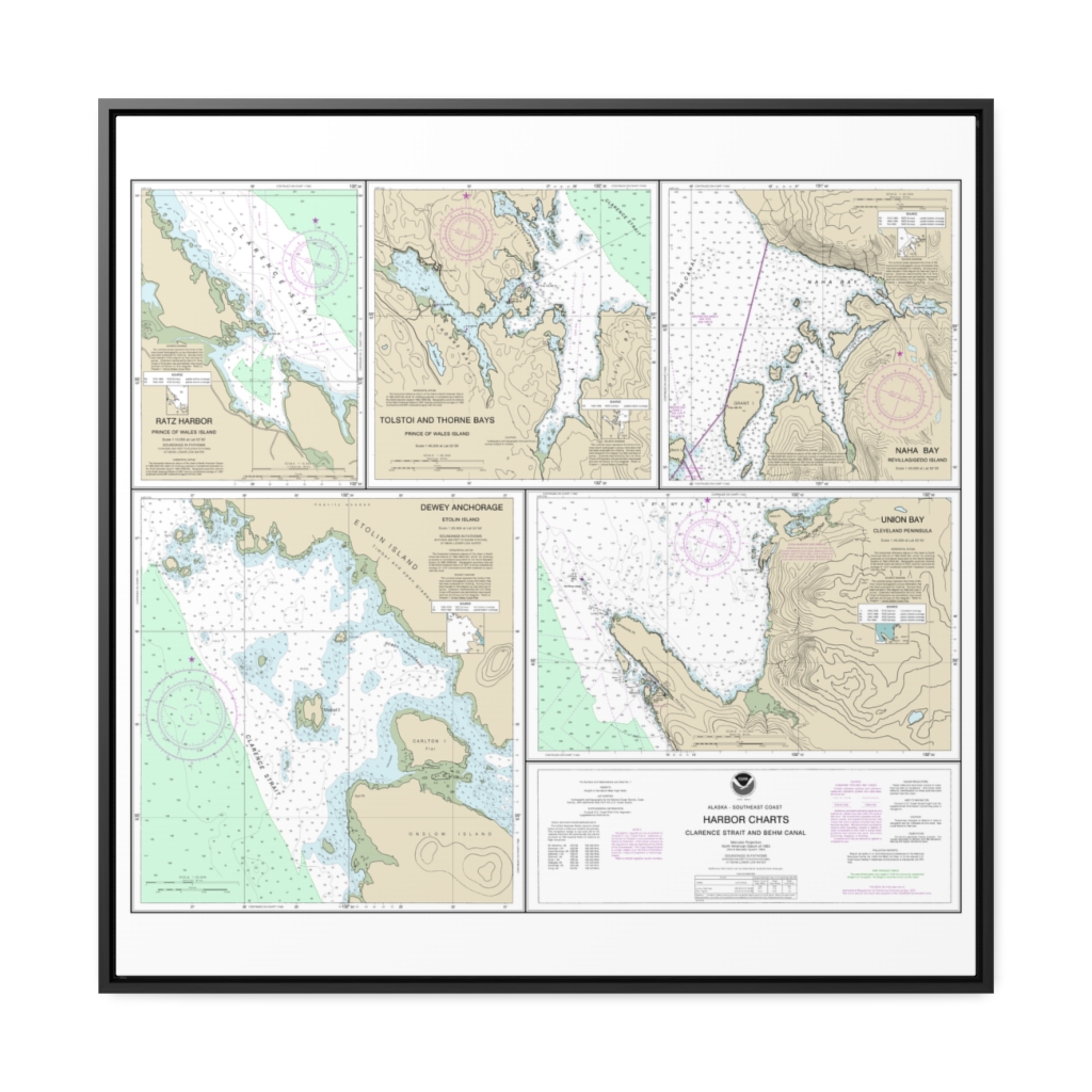 Chart for Jacksmith Bay - Bristol Bay - 3nm Line