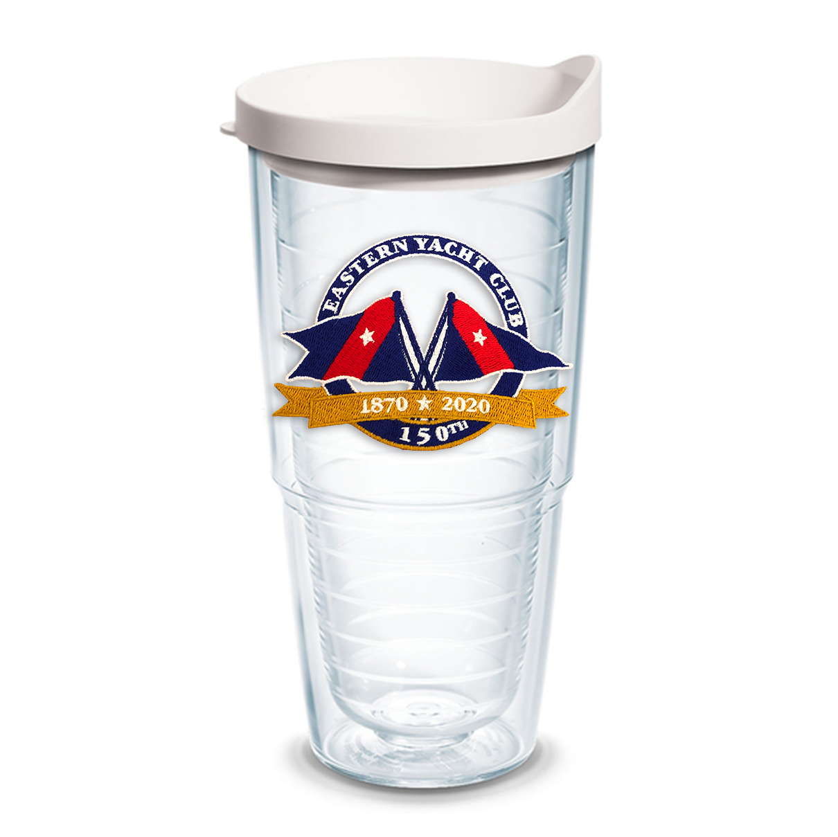 Tervis Lets Get Lost 24 oz. Clear Plastic Travel Mugs Double