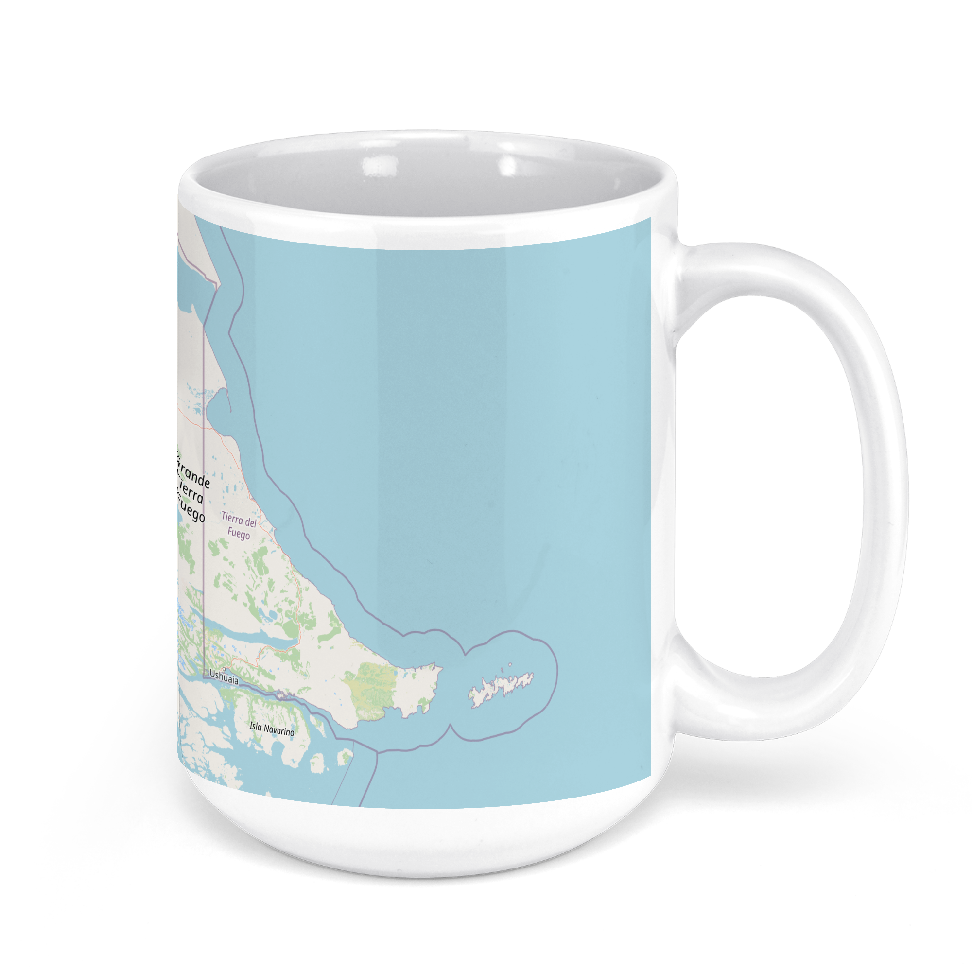 Strait Of Magellan Chile Streets Chart Mug Chart Mugs Strait Of Magellan Chile Streets Chart Mug Chart Mugs